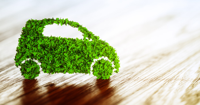 Grünes Auto 