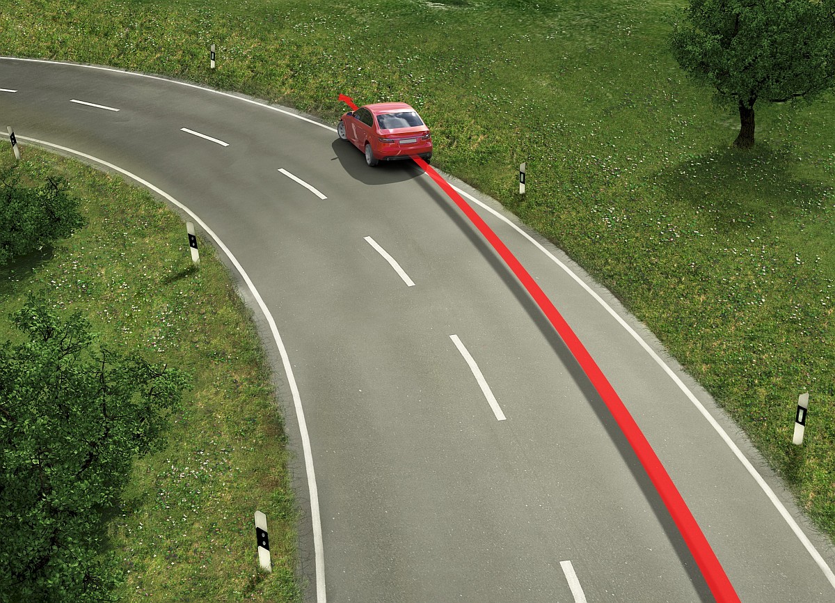 Fahrdynamikregelung: Untersteuern ohne ESP